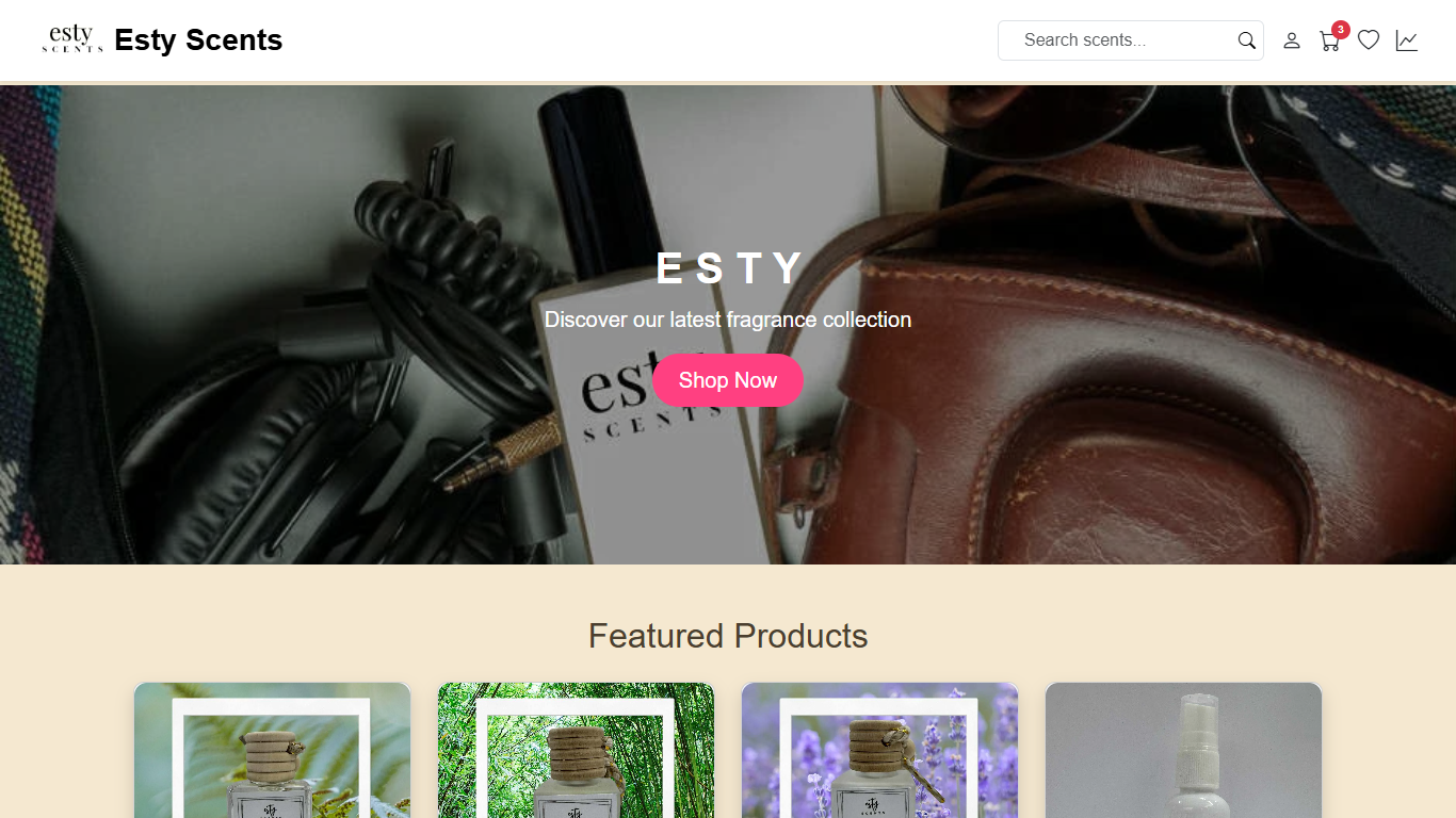 Modern ecommerce storefront with product cards, shopping flow, and conversion-focused UI.